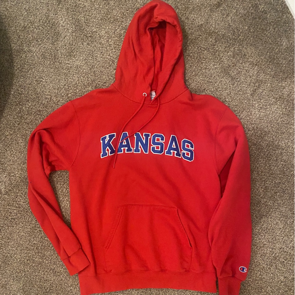 Champion KU hoodie size medium